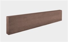 DITON Záhonový obrubník s rovnou hranou 100/5/20cm hnědý